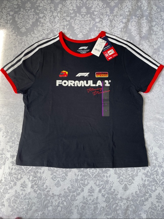 Hybrid & company Other - NWT Hybrid & company Black Formula 1 Tee with Red Trim. Size XL.